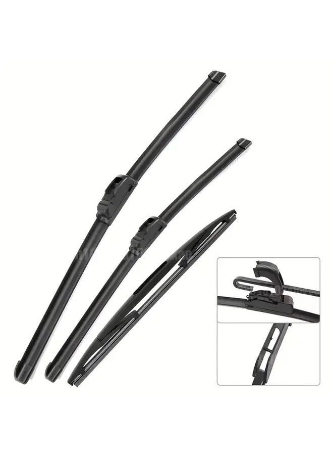 Citroen C1 MK1 2005 2014 Front Rear Windshield Wiper Blades 26 26 12 Inches - Image 2